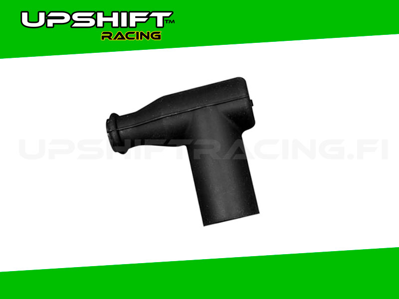 Tulpanhattu Silikonia 90° Kulmalla Musta - Upshift Racing